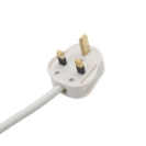 5m 6 Way Surge Protected Extension Block - UK Plug to 6 x UK Sockets - White